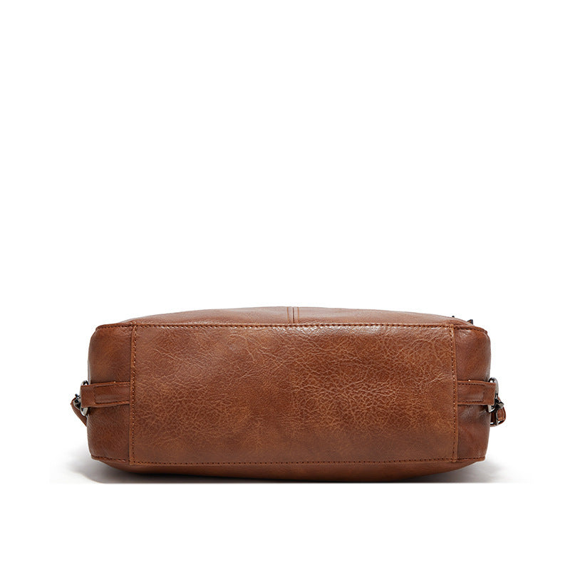 Stylish Women's Soft Leather Handbag Trio