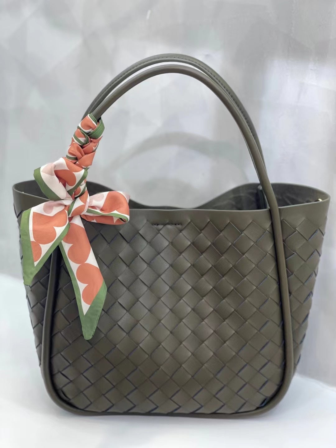 Handwoven Genuine Leather Tote Bag