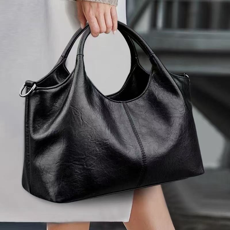 Large Capacity Soft Material Handbag Crossbody