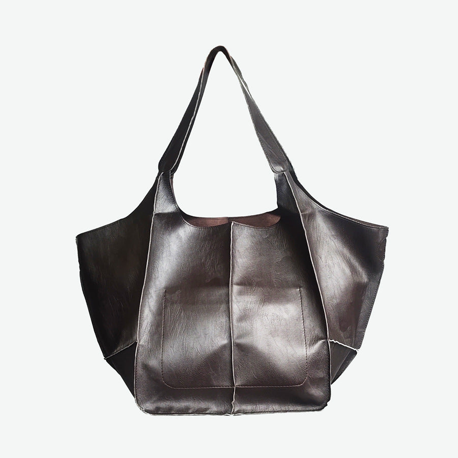 Soft Material Large Capacity Women's Shoulder Tote