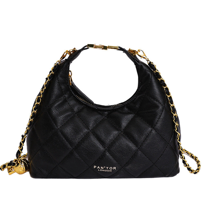 Women's Quilted Soft Chain Shoulder Bag