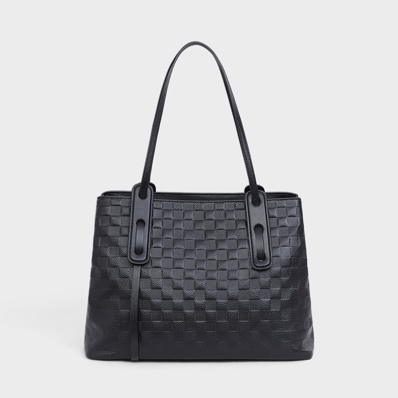 Premium Leather Large Shoulder Tote Bag