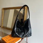 Soft Faux Leather Large Capacity Shoulder Tote