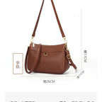 Fashion Soft Leather Shoulder Crossbody Bag