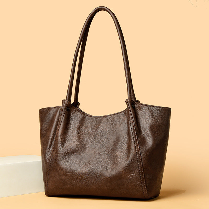 Soft Material Large Capacity Shoulder Tote Bag