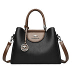 Women's Fashion Shoulder Crossbody Tote Handbag