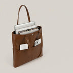 Women's Leather-Look Tote Bag Work School