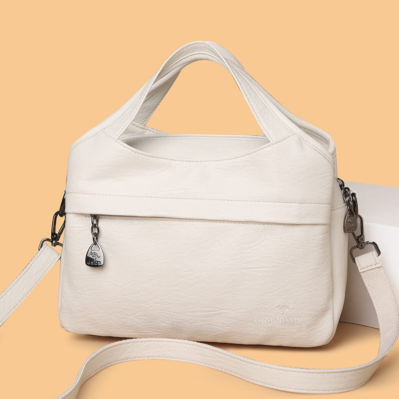 Soft Leather-like Women's Shoulder Crossbody Bag