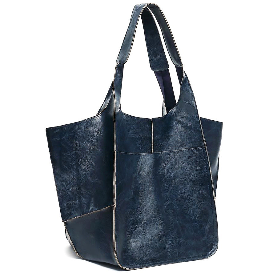 Soft Material Large Capacity Women's Shoulder Tote