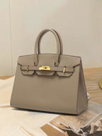 Premium Togo Leather Birkin Style Handbag