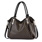 Women's Patterned Large Capacity Shoulder Handbag