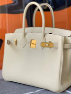 Premium Togo Leather Birkin Style Handbag