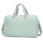 Women's Embroidered Floral Travel Duffel Bag