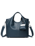 Premium Cowhide Versatile Shoulder Tote Bag