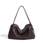 Premium Leather Large Capacity Shoulder Tote Bag