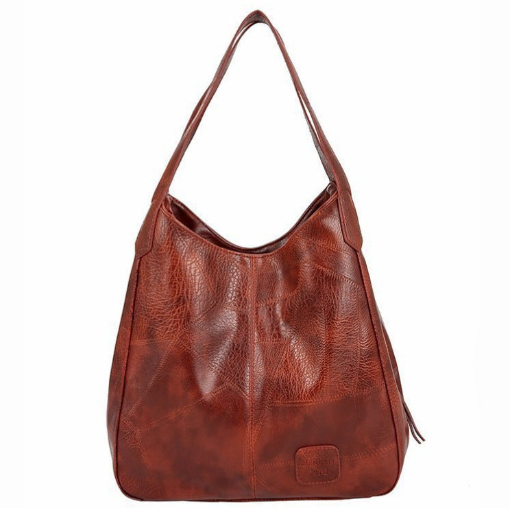 Soft Leather Women's Shoulder Crossbody Handbag