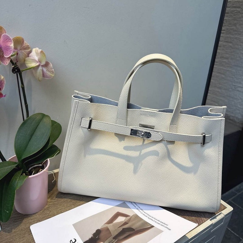 Premium Leather Tote Handbag Shoulder Crossbody