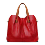 Soft Leather Large Capacity Shoulder Tote Bag