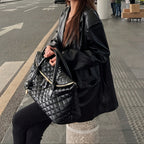 Women's Soft Quilted Travel Carry-on Bag