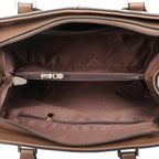 Women's Soft Leather Commuter Shoulder Tote Bag