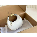 Genuine Leather Retro Crescent Shoulder Bag