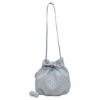 Stylish Polka Dot Drawstring Handbag