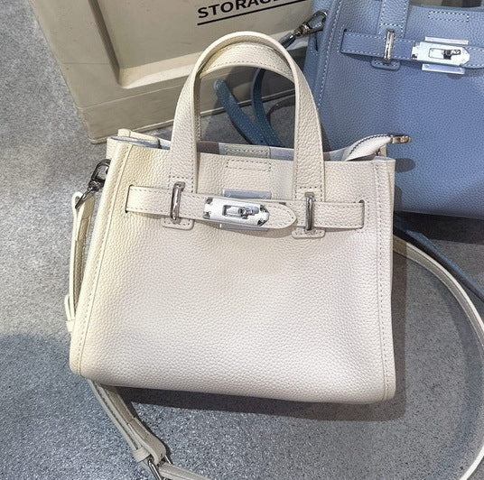 Premium Leather Tote Handbag Shoulder Crossbody