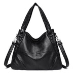 Women's Soft Leather Tote Shoulder Bag