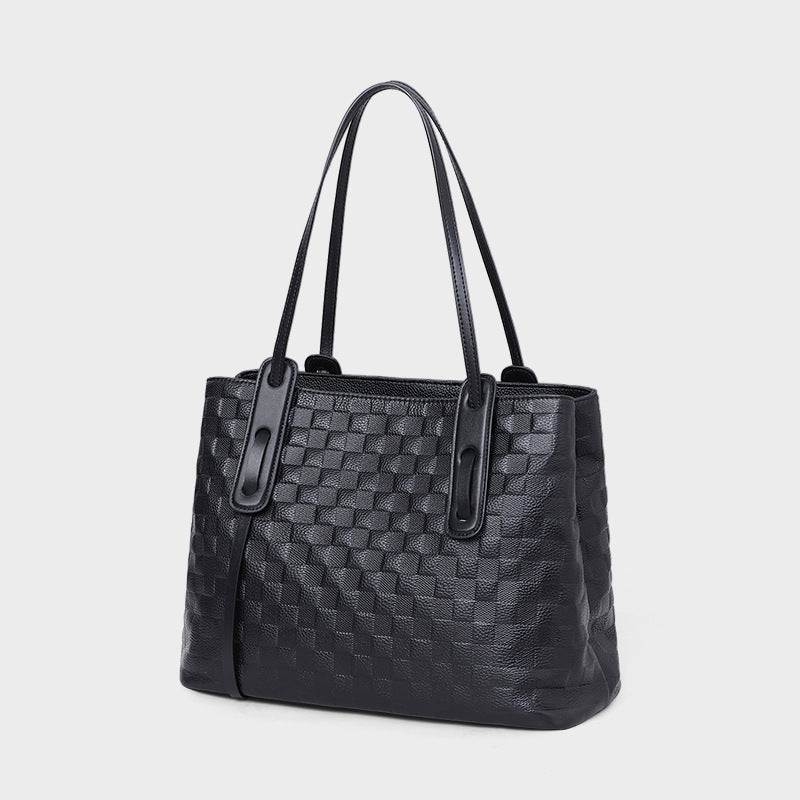 Premium Leather Large Shoulder Tote Bag