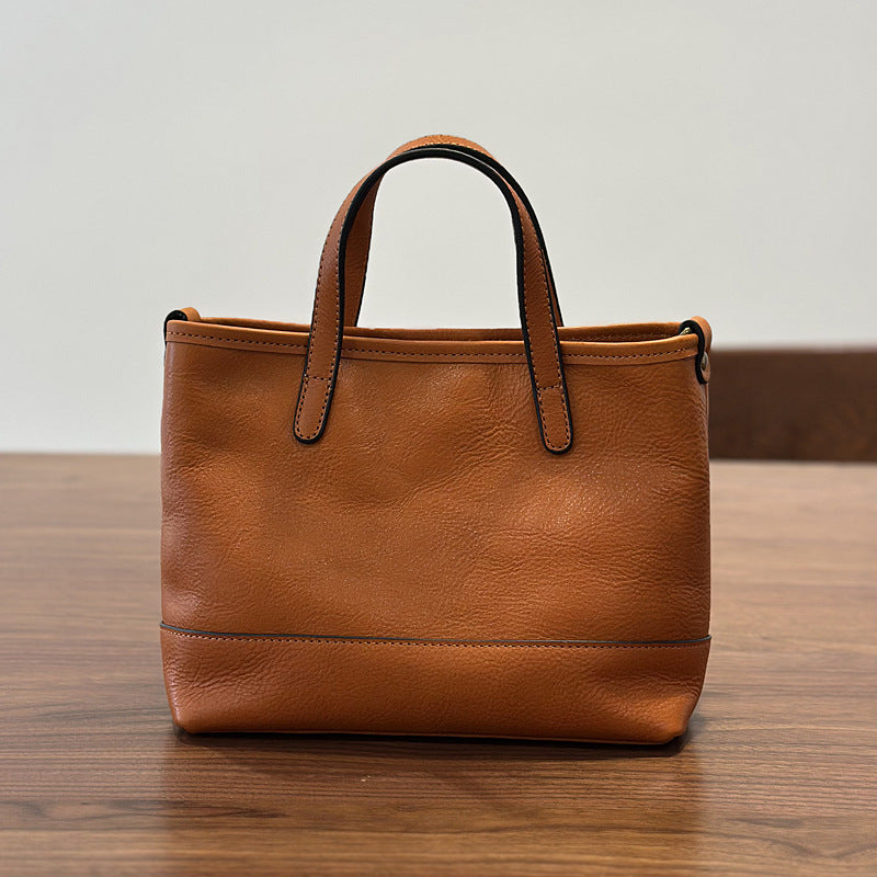 Genuine Leather Tote Handbag Shoulder Crossbody Bag