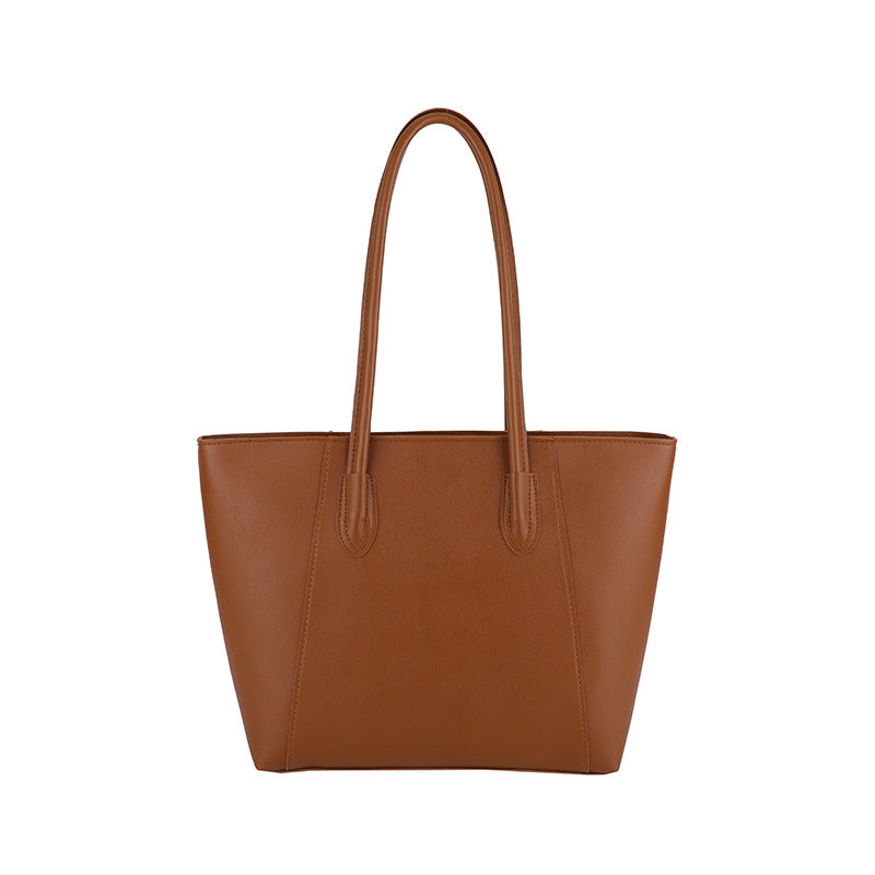 Soft Leather Large Capacity Tote Bag