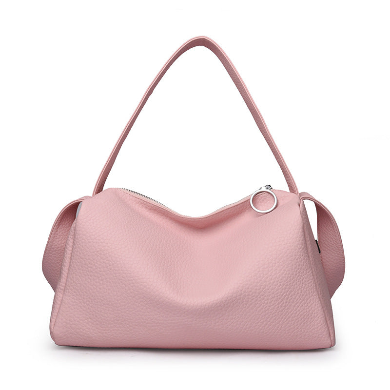 Soft Leather Large Capacity Shoulder Crossbody Bag