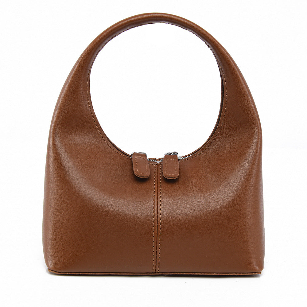 Pink Crescent Shoulder Bag Handbag