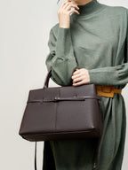 Women's Genuine Leather Commuter Handbag