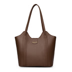 Premium Faux Leather Tote Shoulder Bag