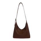 Fashion Woven Soft Leather Shoulder Tote Bag