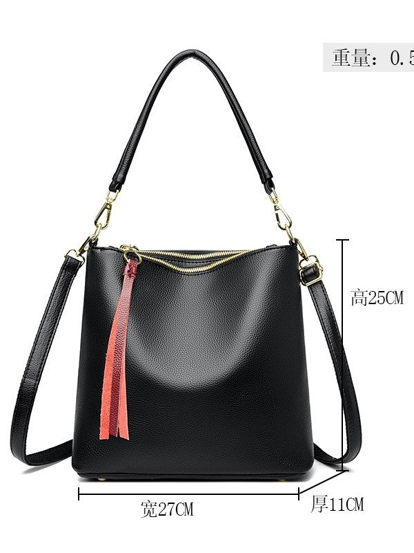 Genuine Leather Women's Shoulder Crossbody Handbag