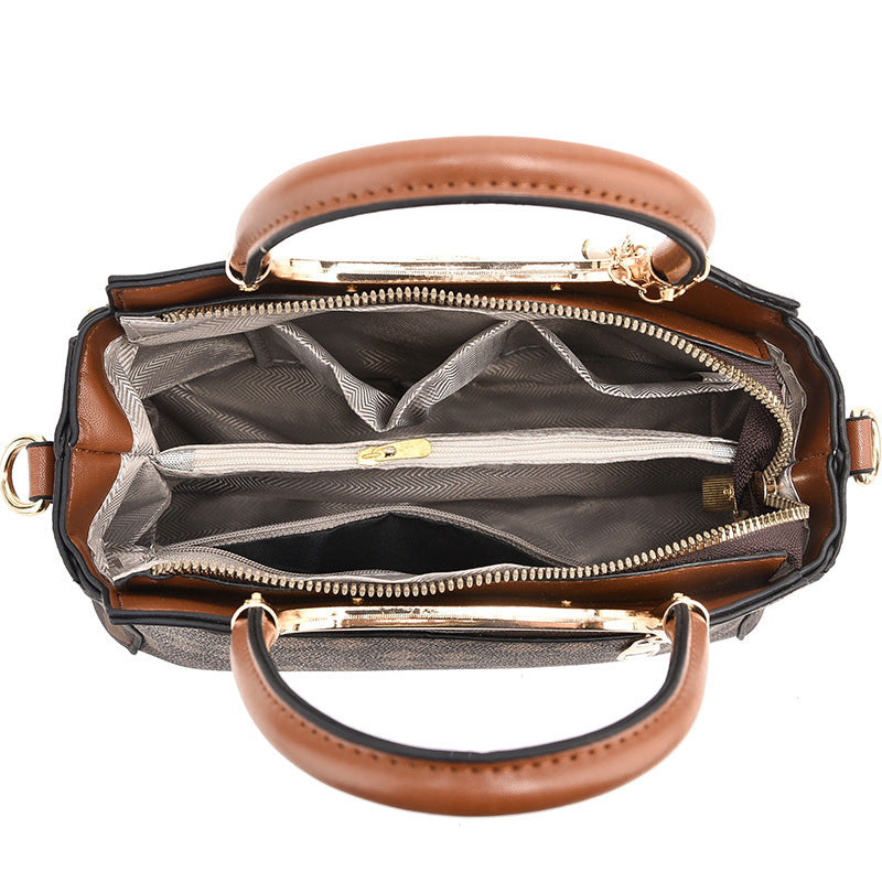 Elegant Monogram Women's Tote Handbag