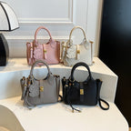 Soft Leather Versatile Shoulder Crossbody Handbag