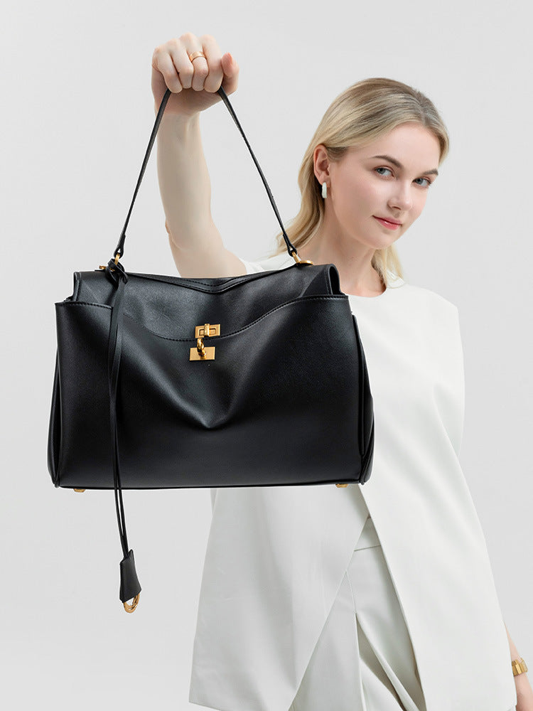 Elegant Women's Large Capacity Commuter Tote Bag
