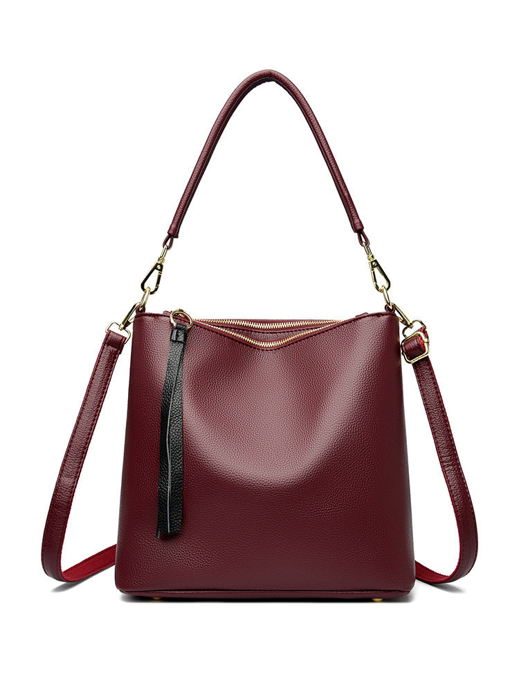 Genuine Leather Women's Shoulder Crossbody Handbag