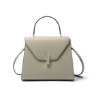 Genuine Leather Top Handle Crossbody Shoulder Bag