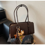 Retro Versatile Faux Leather Shoulder Handbag Women