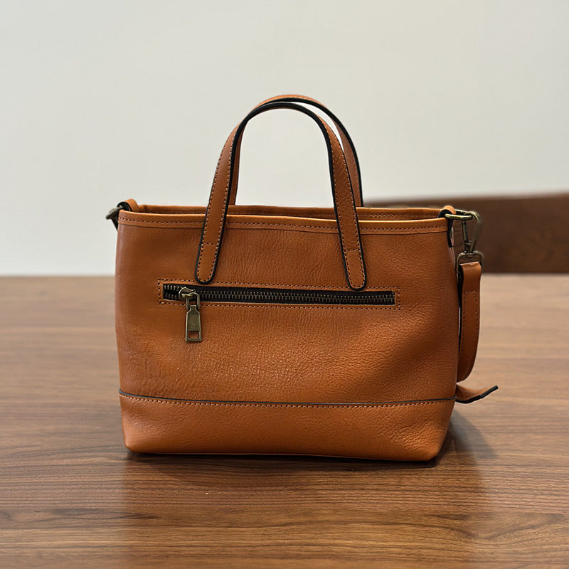 Genuine Leather Tote Handbag Shoulder Crossbody Bag