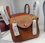 Mini Lindy Genuine Leather Crossbody Bag