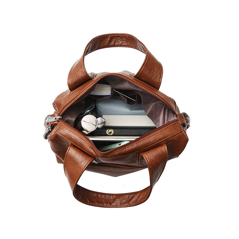 Soft Leather Women's Handbag Shoulder Crossbody