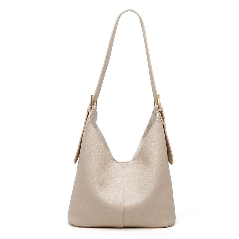 Elegant Soft Faux Leather Shoulder Bag Set