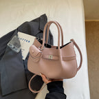 Minimalist Textured Tote Shoulder Crossbody Bag