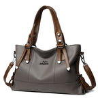 Elegant Soft Leather Large Capacity Shoulder Bag
