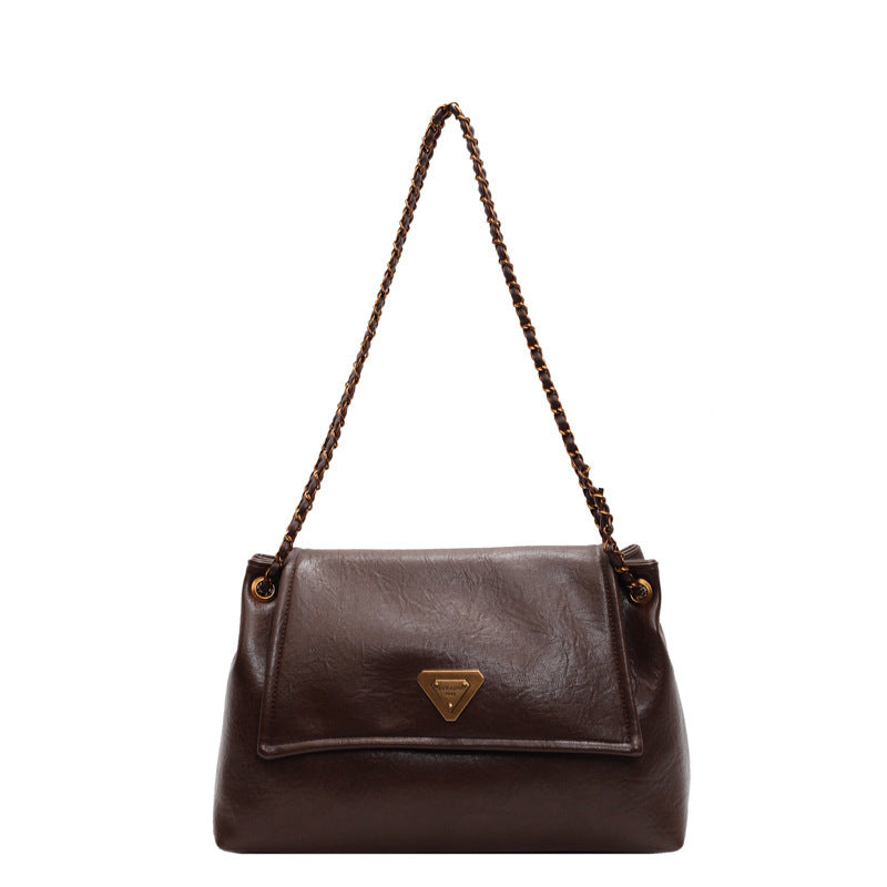 Women's Vintage Soft Chain Shoulder Bag
